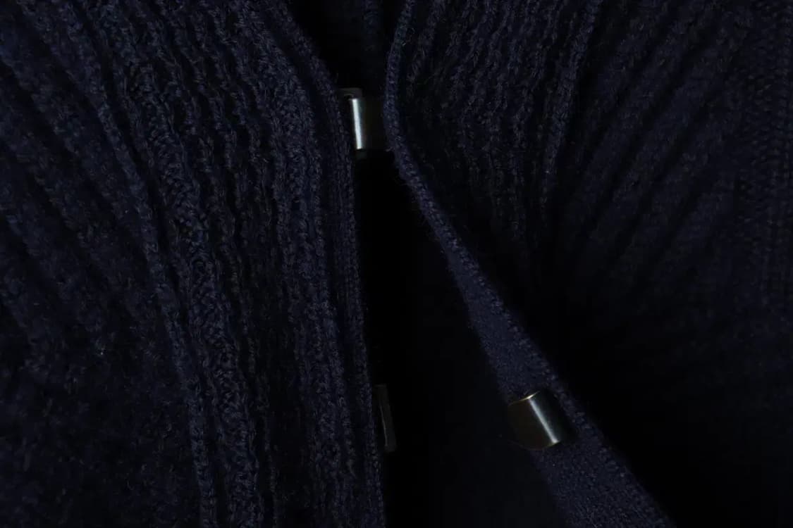 (M-L) 타임 니트 가디건 한섬 캐시미어 패턴 네이비-16A7E 상품이미지5