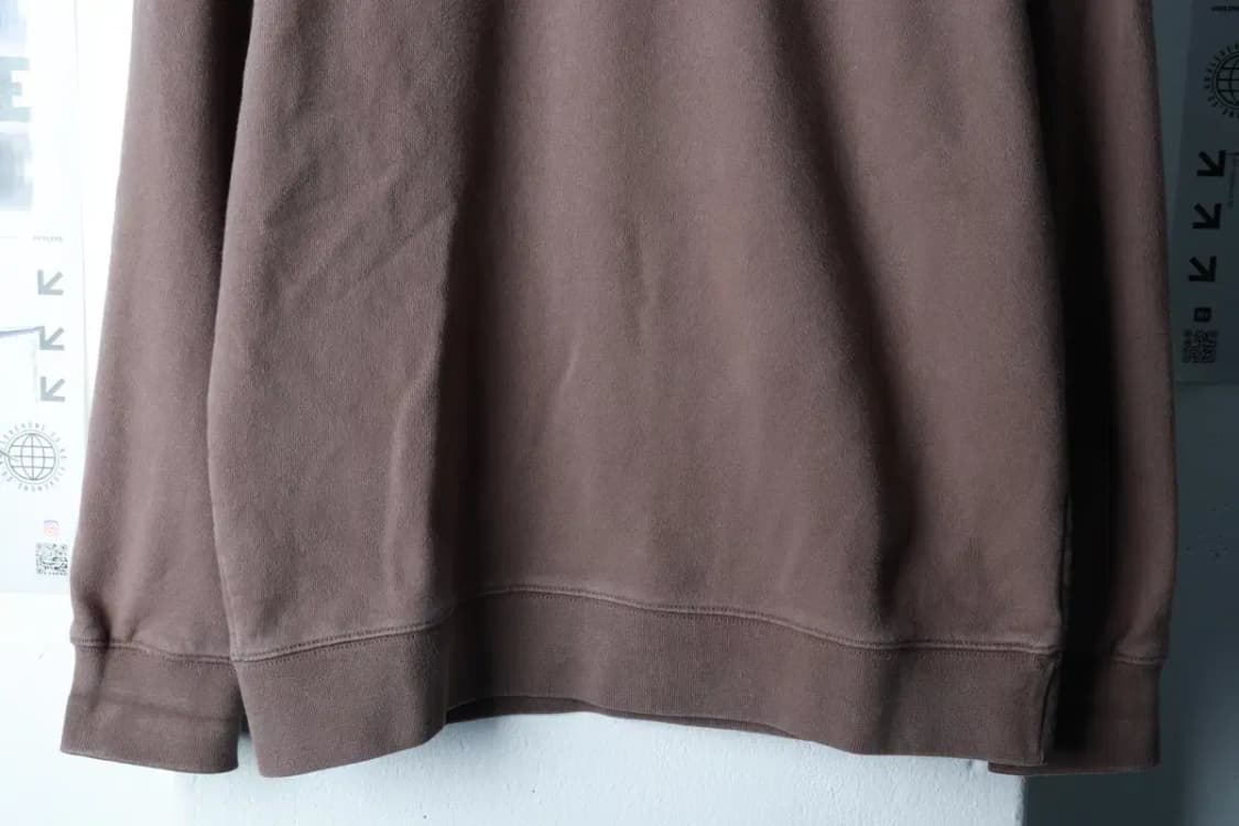 (M-L) 소버먼트 맨투맨 티셔츠 무지 브라운-16A80 상품이미지4