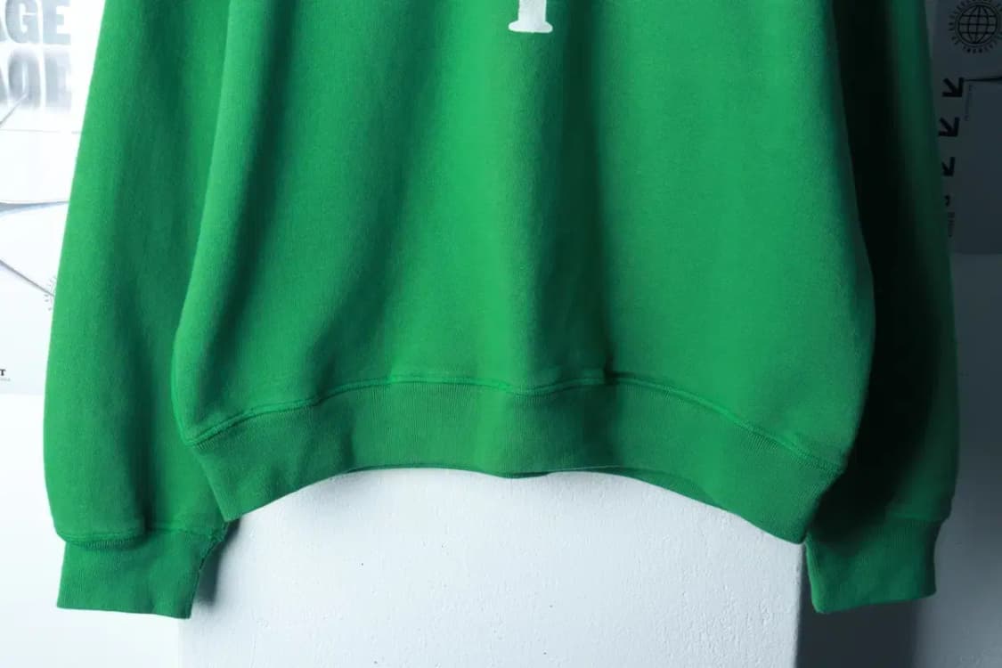 (S-M) 토마스모어 맨투맨 티셔츠 루즈핏 그린 올드스쿨-16A82 상품이미지4