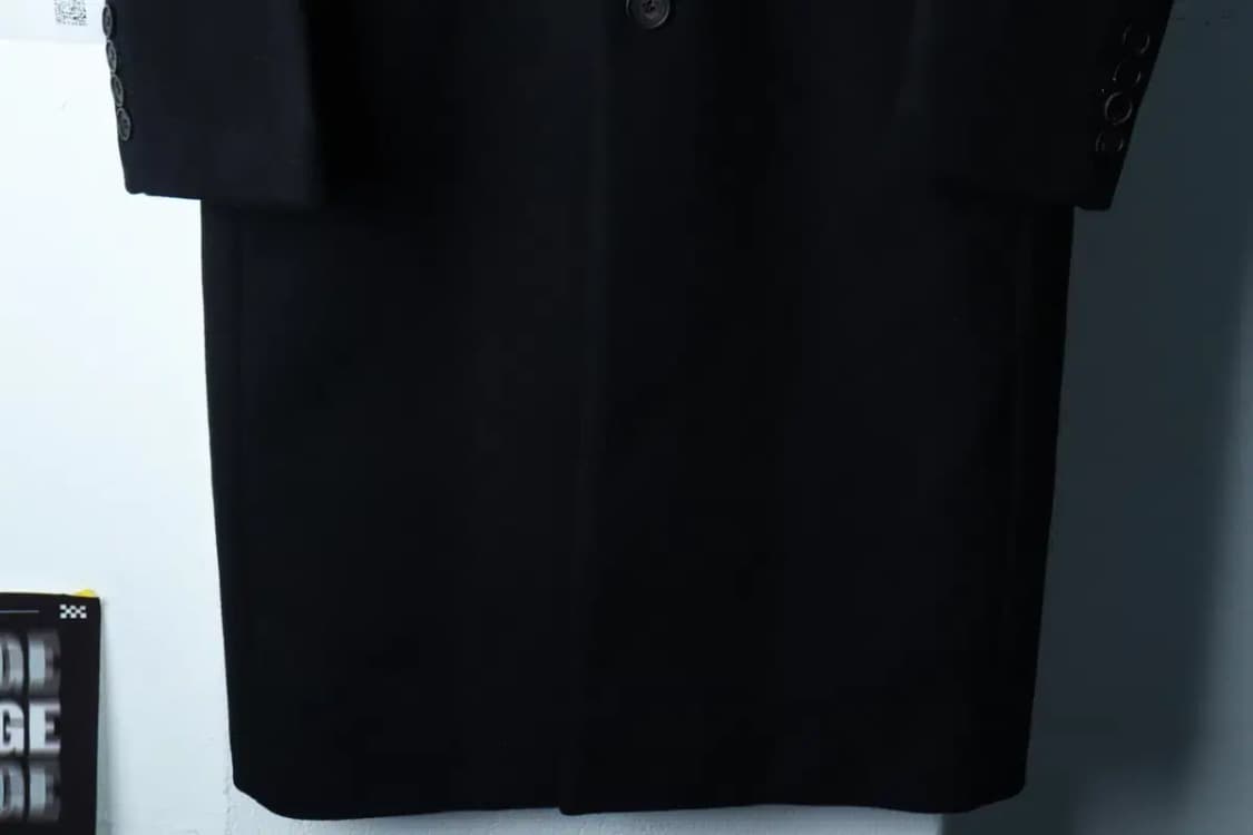 (M-L) 무신사 스탠다드 코트자켓 싱글 캐시미어 블랙-16A84 상품이미지4