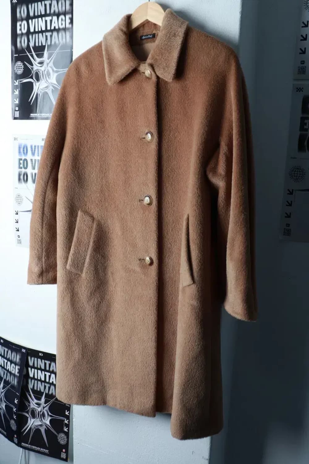 W(S-M) 브랜드빈티지 코트자켓 이태리 멤버그 고급 라마-16A86 상품이미지1