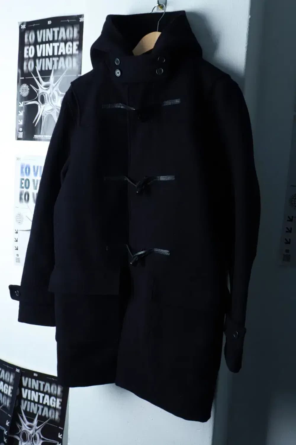 (S) 클럽모나코 코트자켓 한섬 더플 떡코 떡볶이 네이비 울-16A89 상품이미지1