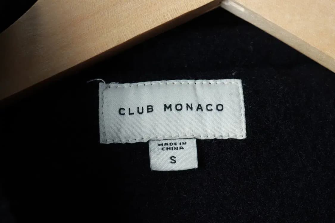 (S) 클럽모나코 코트자켓 한섬 더플 떡코 떡볶이 네이비 울-16A89 상품이미지5