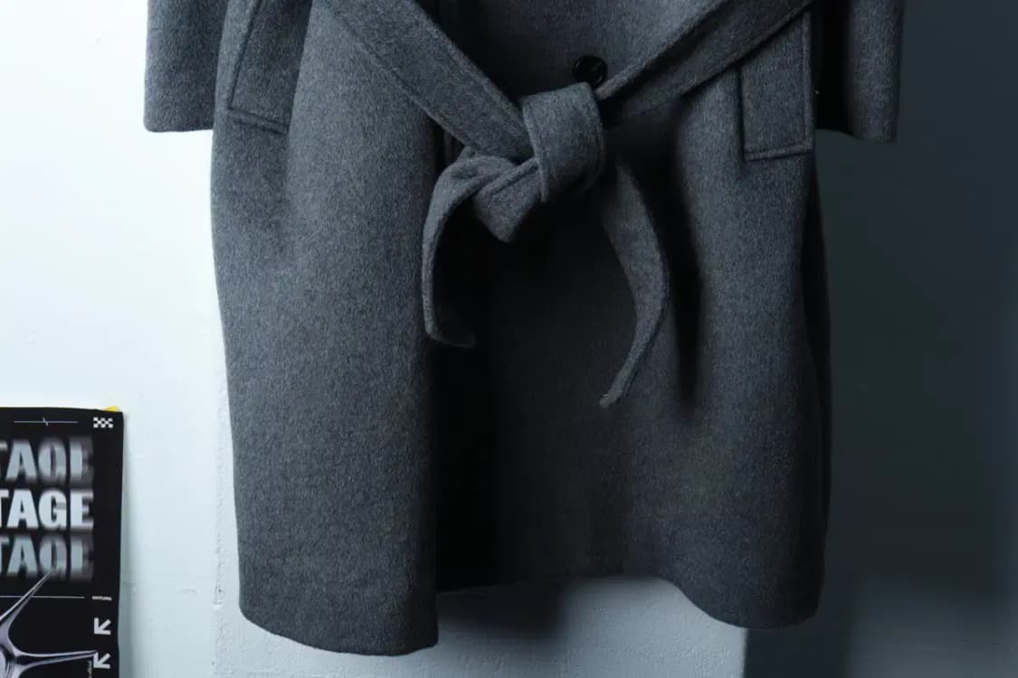 (S-M) 브랜드빈티지 코트자켓 캐시미어 그레이 더블-16A8A 상품이미지4