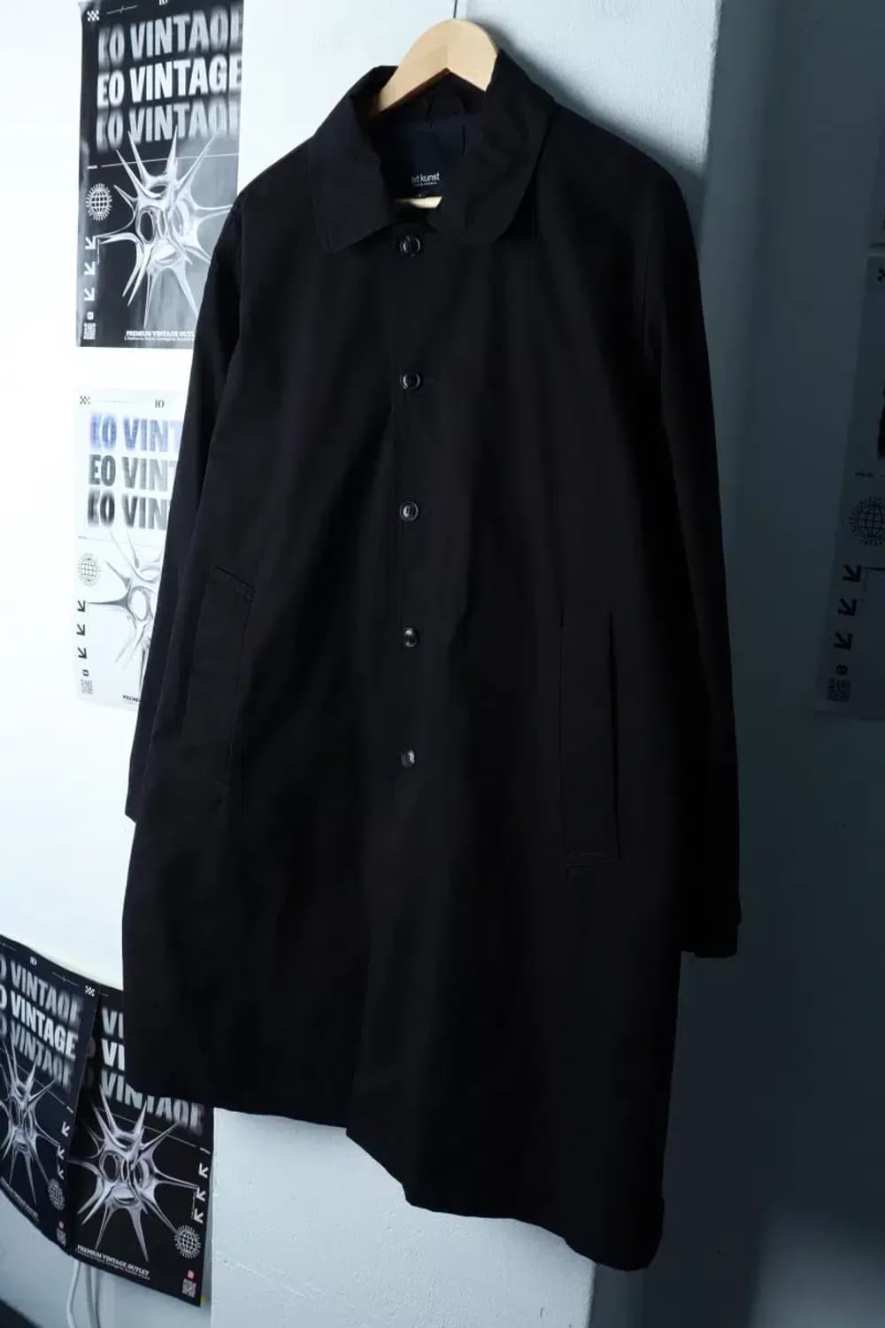 (L-XL) 이스트쿤스트 코트자켓 맥코트 블랙 면-16A8C 상품이미지1