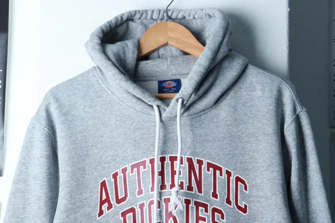 (XL) 디키즈 후드티셔츠 Y2K 희귀 대장 기모 그레이-16A8D 상품이미지3