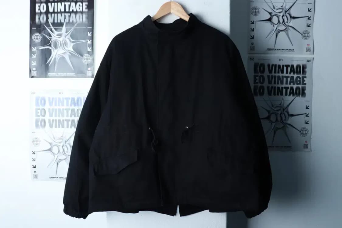 (XL-2XL) 라퍼지스토어 패딩 점퍼자켓 피쉬테일 블랙 숏-16A90 상품이미지2