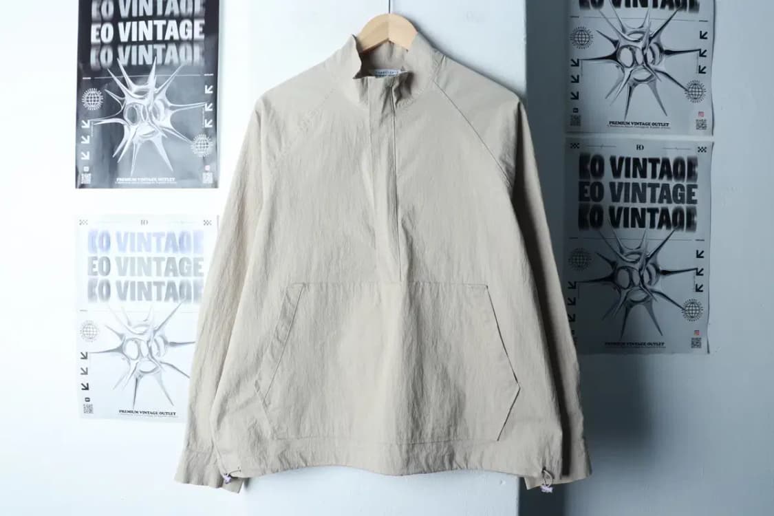 (M-L) 라퍼지스토어 집업 바람막이 점퍼자켓 아노락 베이지-16A92 상품이미지2