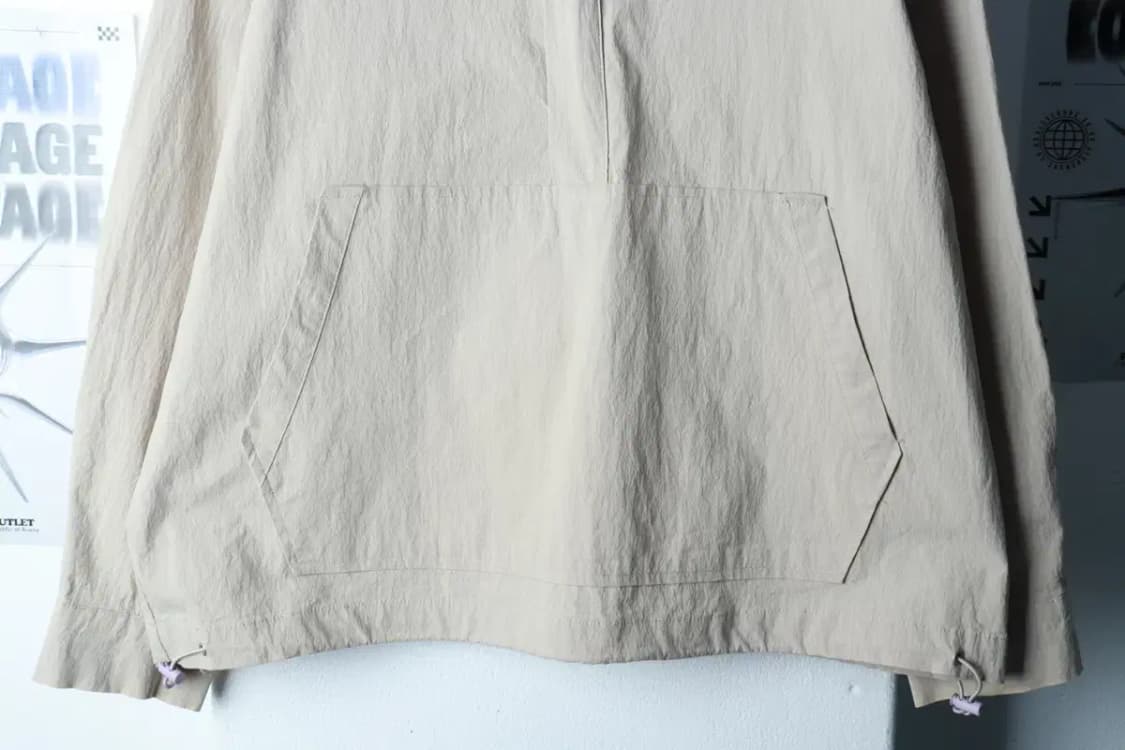 (M-L) 라퍼지스토어 집업 바람막이 점퍼자켓 아노락 베이지-16A92 상품이미지4