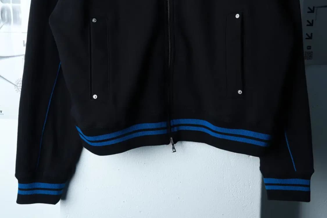 (L-XL) 키뮤어 집업져지 트랙탑 블랙 올드스쿨-16A93 상품이미지4