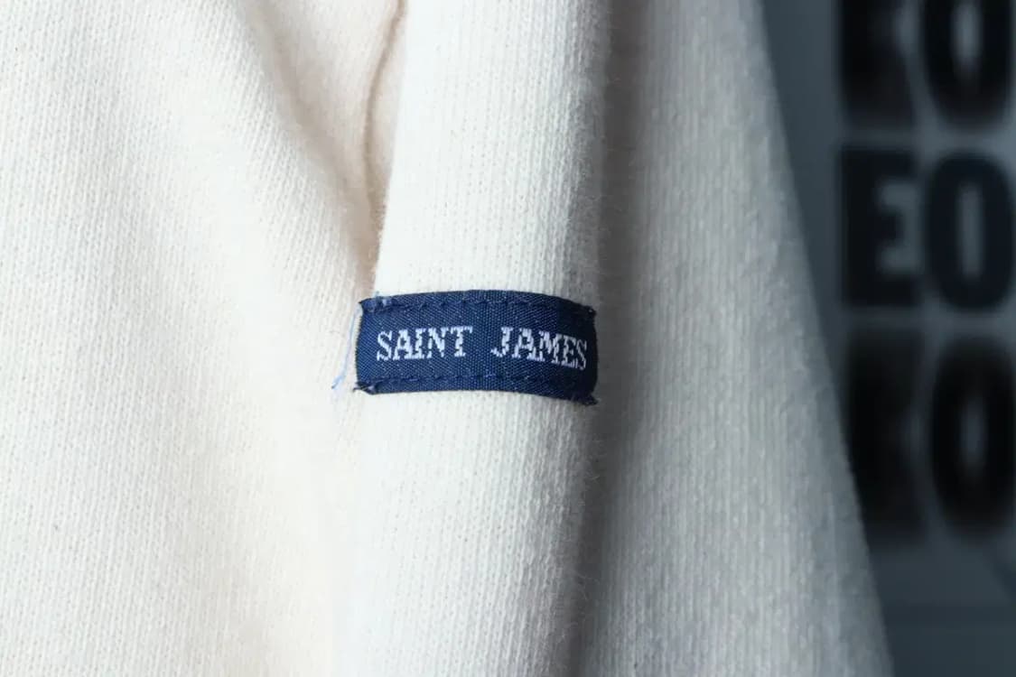 W(S-M) 세인트제임스 긴팔티셔츠 아이보리 무지-16A9A 상품이미지5