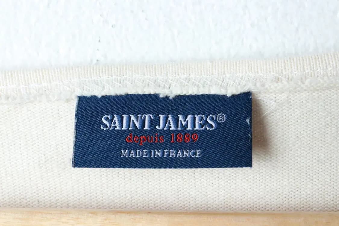 W(S-M) 세인트제임스 긴팔티셔츠 아이보리 무지-16A9A 상품이미지6
