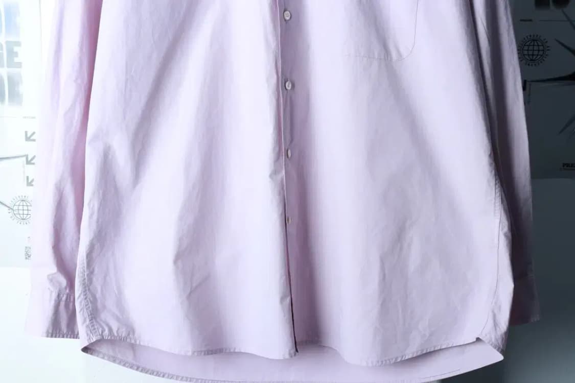 (S-M) 토마스모어 셔츠 남방 연보라 무지 라벤더-16A9F 상품이미지4