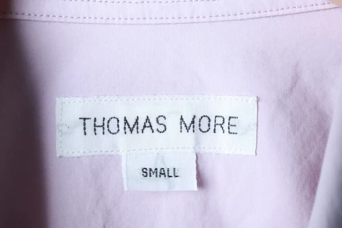 (S-M) 토마스모어 셔츠 남방 연보라 무지 라벤더-16A9F 상품이미지5