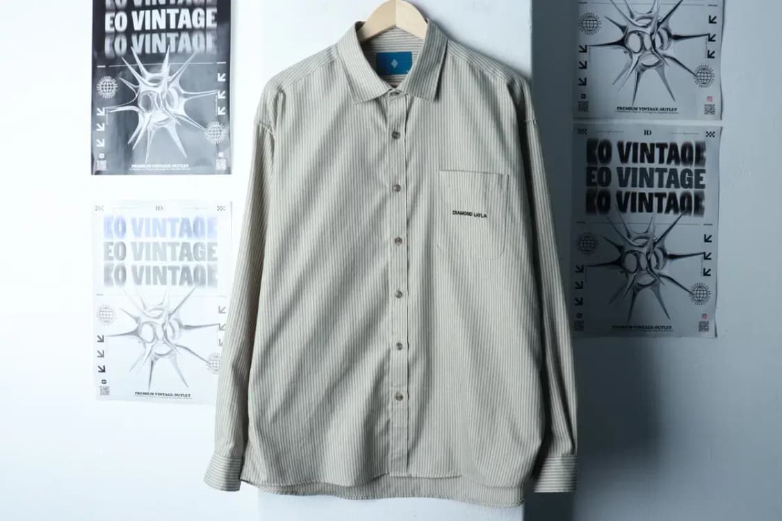 (XL-2XL) 다이아몬드 레이라 셔츠 남방 스트라이프-16AA1 상품이미지2