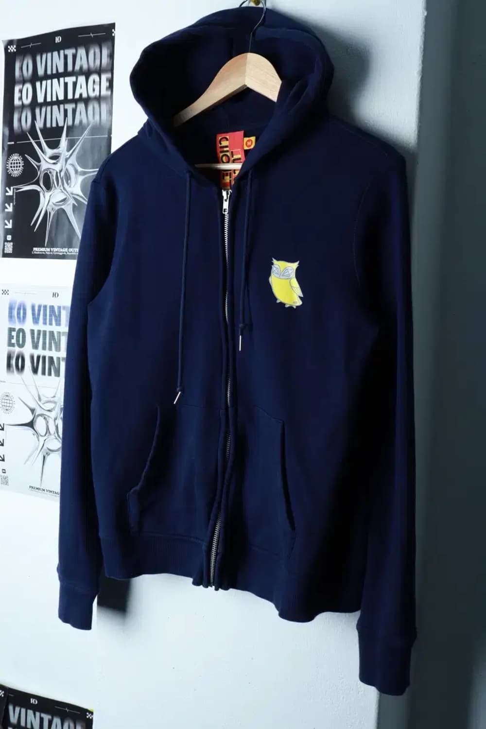 W(M-L) 럭키슈에뜨 후드집업 빅로고 네이비 한정판-16B04 상품이미지1