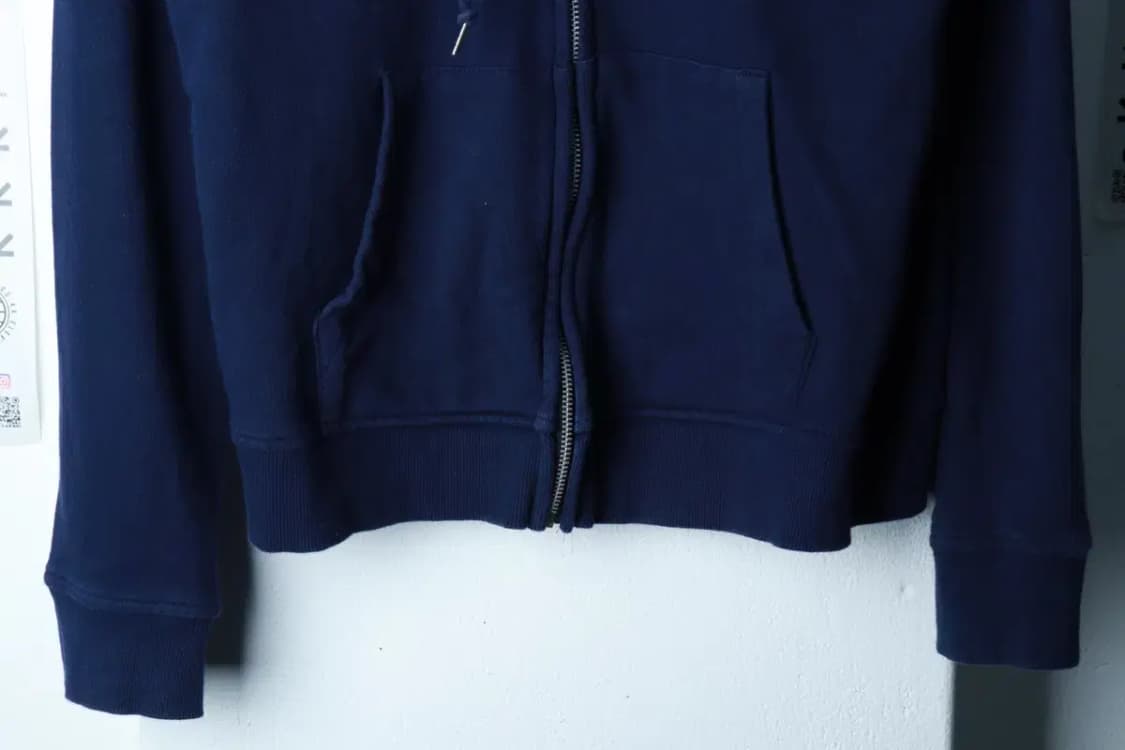 W(M-L) 럭키슈에뜨 후드집업 빅로고 네이비 한정판-16B04 상품이미지4