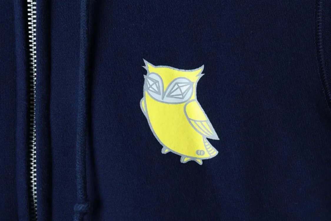 W(M-L) 럭키슈에뜨 후드집업 빅로고 네이비 한정판-16B04 상품이미지5