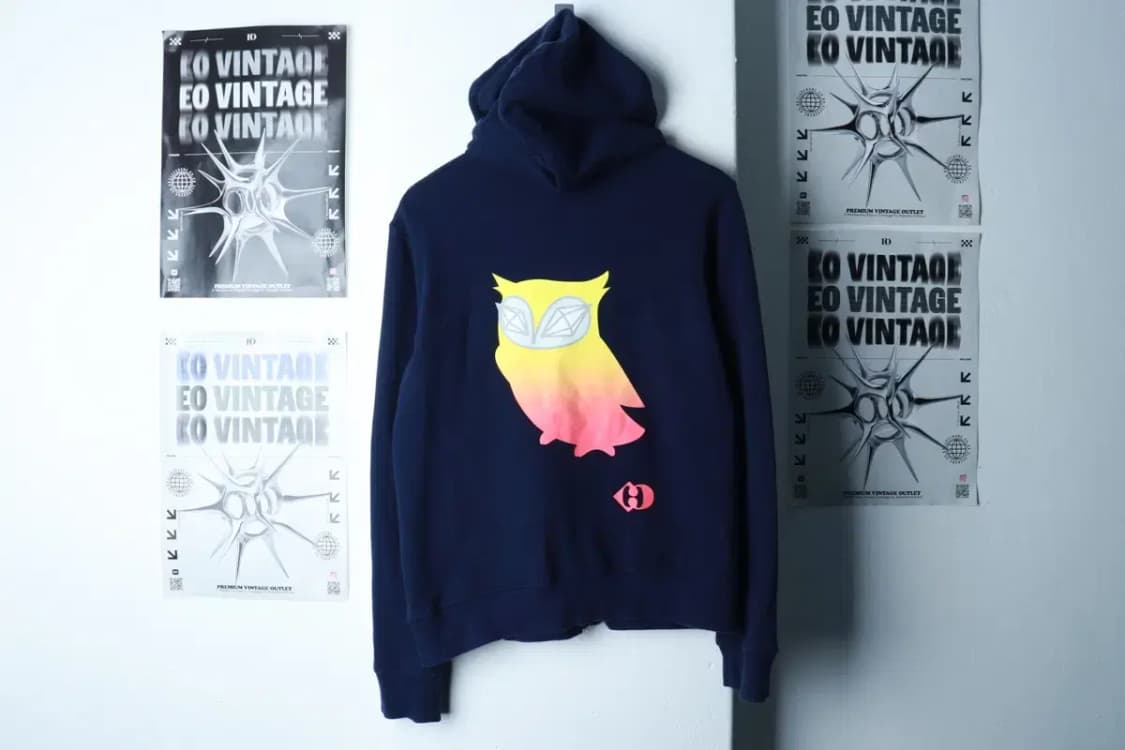 W(M-L) 럭키슈에뜨 후드집업 빅로고 네이비 한정판-16B04 상품이미지6