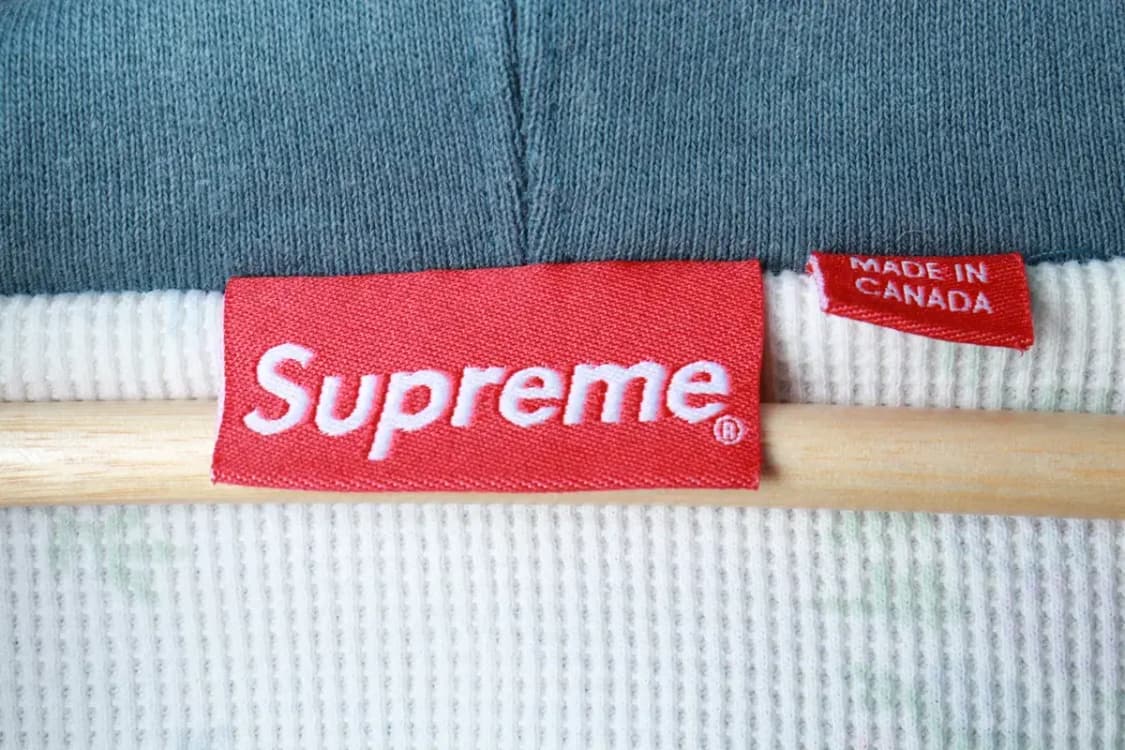 (L-XL) 슈프림 후드집업 스몰박스로고 연블루 헤비 피그먼트-16B06 상품이미지7