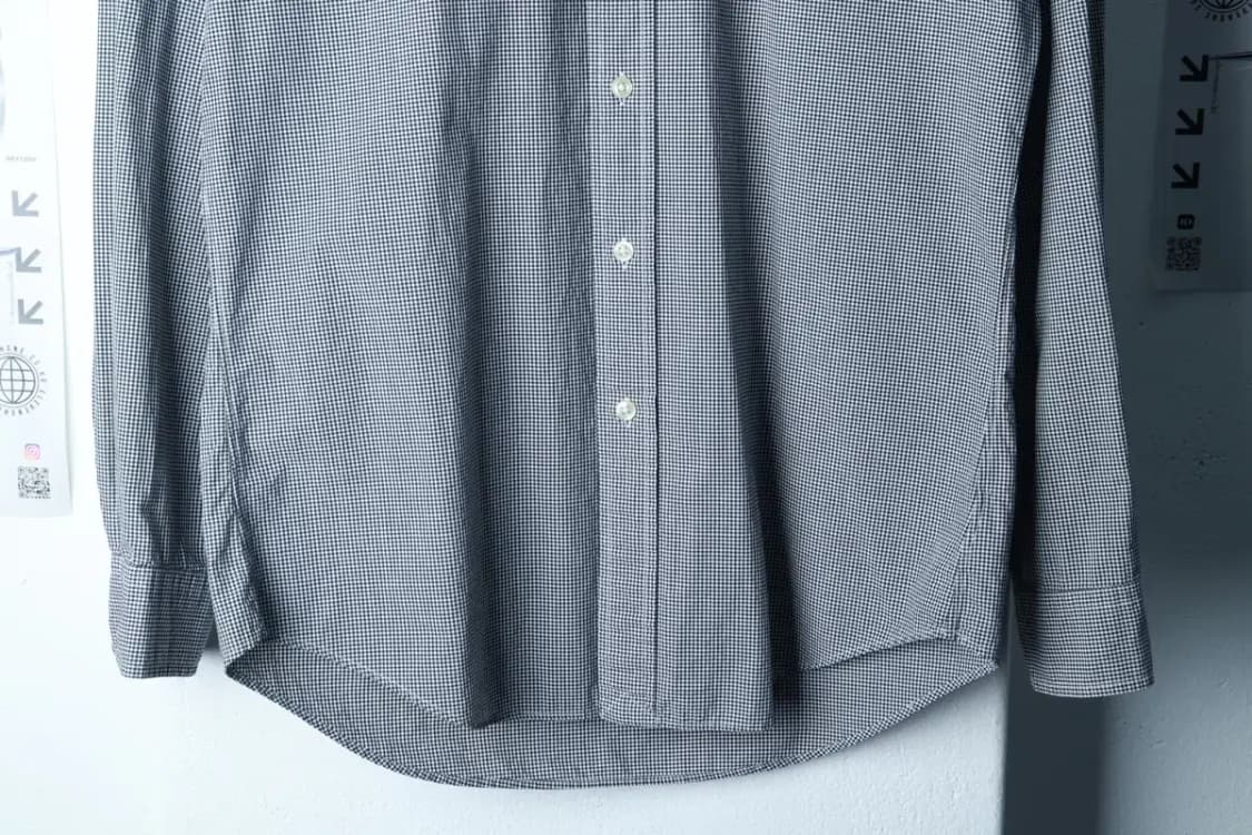 (M-L) 폴로 랄프로렌 셔츠 남방 체크 블랙 포니-16B0B 상품이미지4