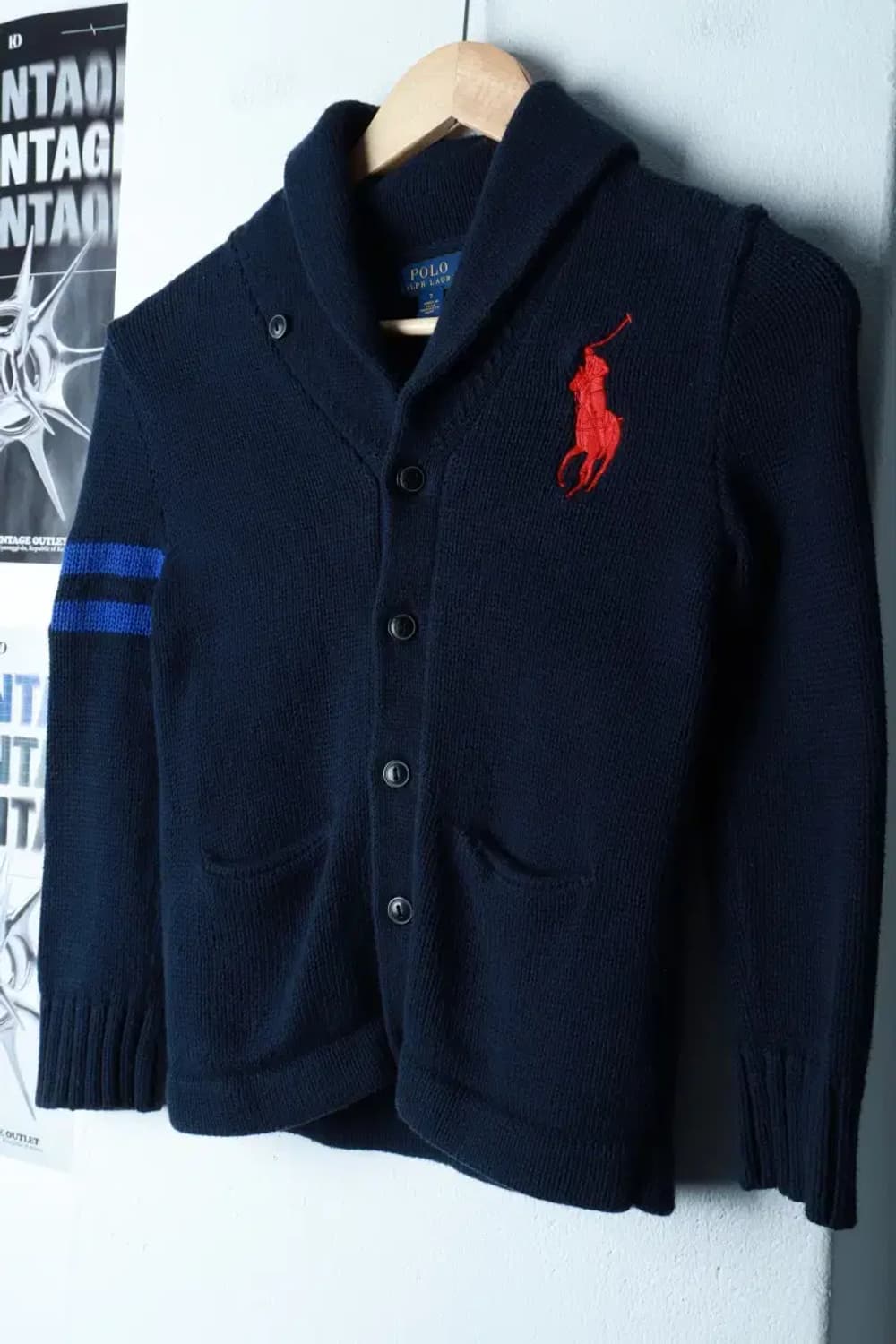 (F) 폴로 랄프로렌 니트 가디건 아동 키즈 빅포니-16B0C 상품이미지1