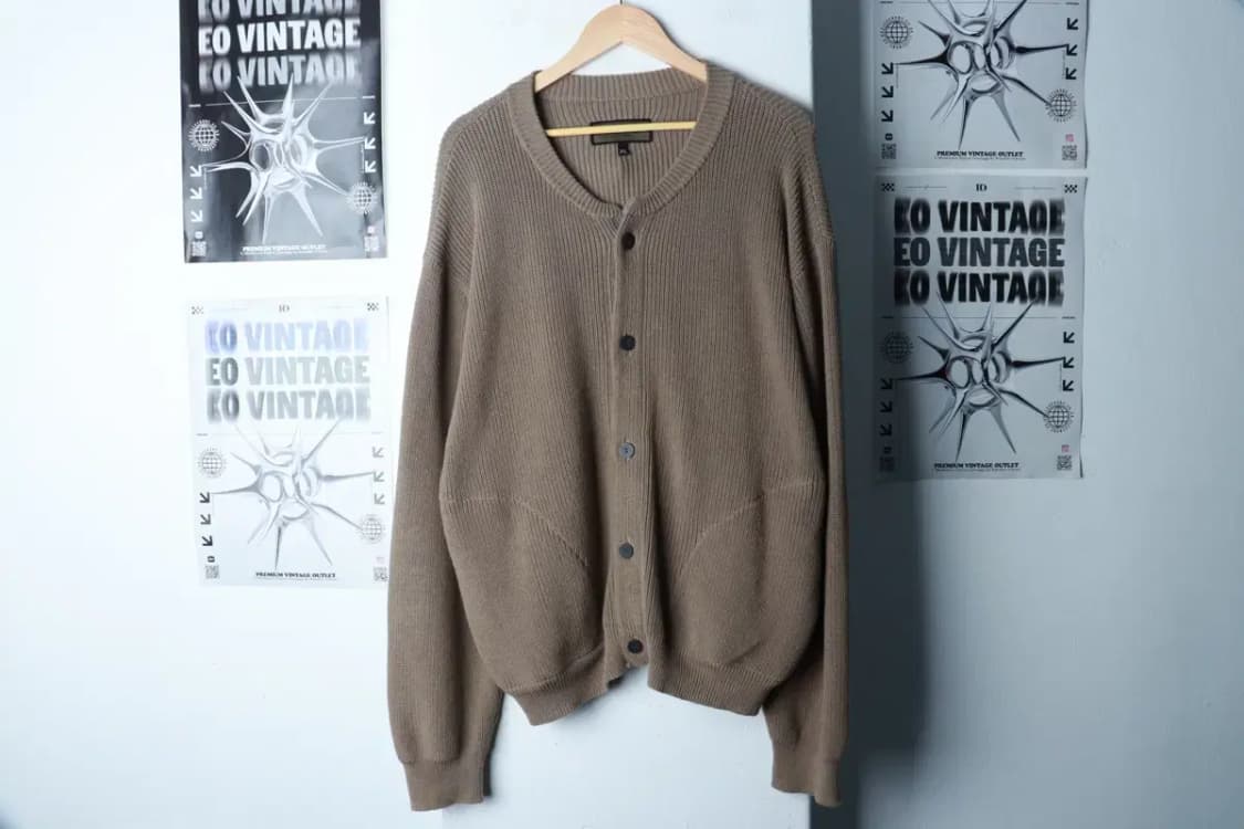 (XL-2XL) 유니폼브릿지 니트 가디건 빅사이즈 루즈핏-16B0F 상품이미지2