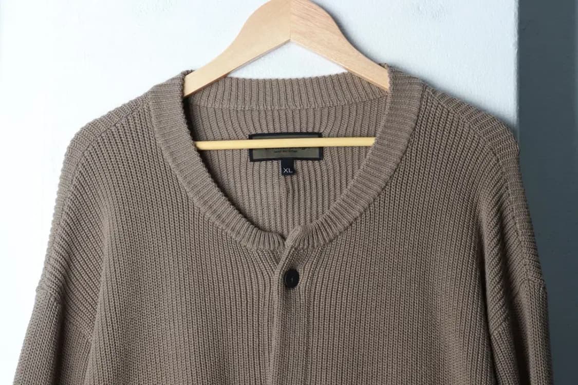 (XL-2XL) 유니폼브릿지 니트 가디건 빅사이즈 루즈핏-16B0F 상품이미지3