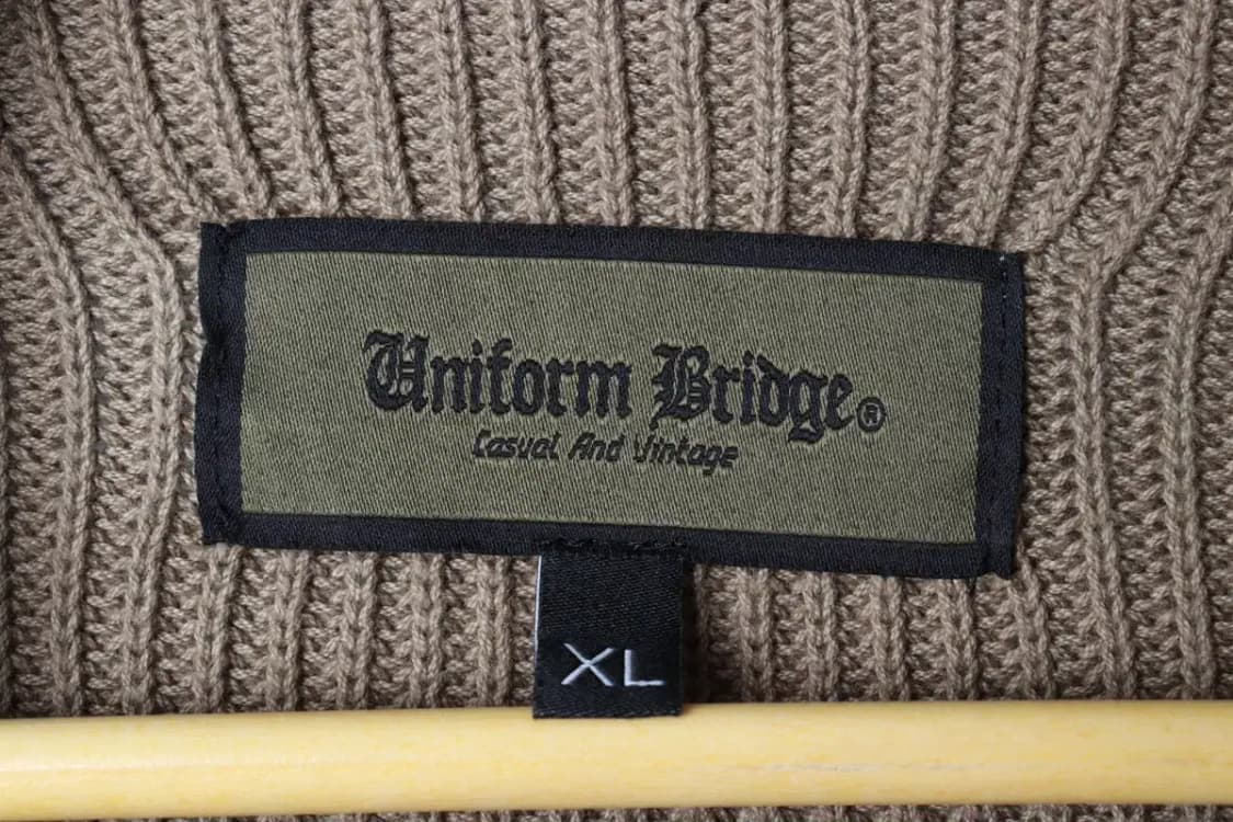 (XL-2XL) 유니폼브릿지 니트 가디건 빅사이즈 루즈핏-16B0F 상품이미지5