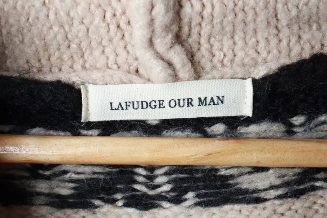 (S-M) 라퍼지스토어 니트 가디건 후드 코위찬 헤비울-16B10 상품이미지6