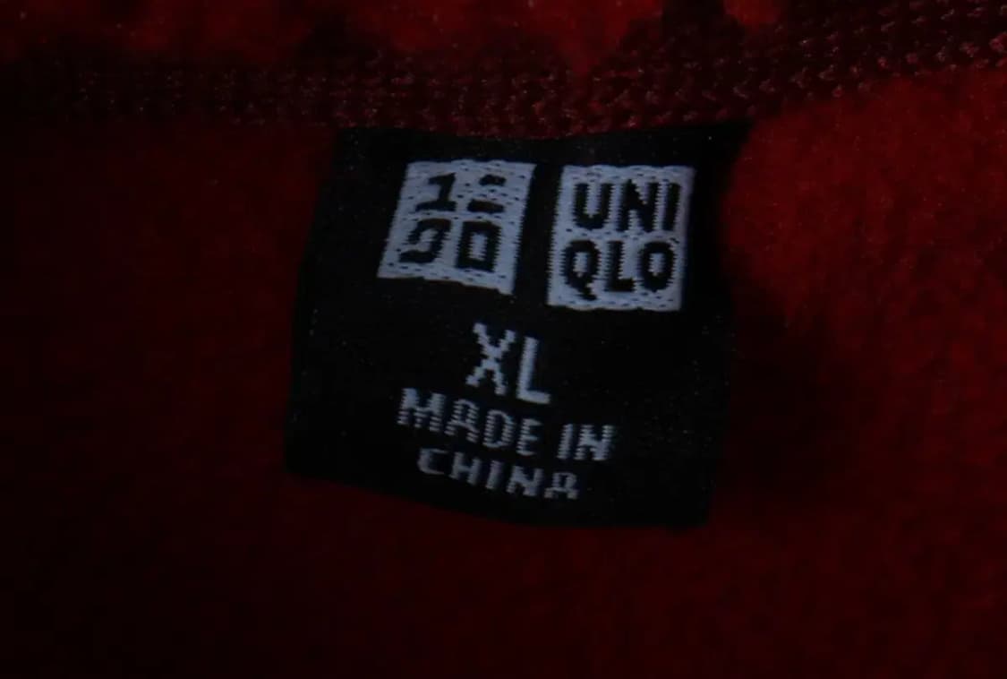 (XL-2XL) 유니클로 집업 바람막이 점퍼자켓 후리스 레드-16B12 상품이미지6