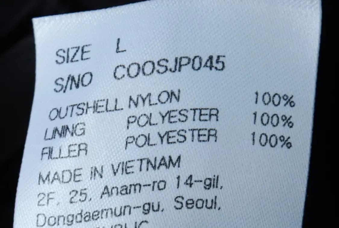 (L-XL) COSTUME O'CLOCK 커스텀어클락 패딩-16B1E 상품이미지6