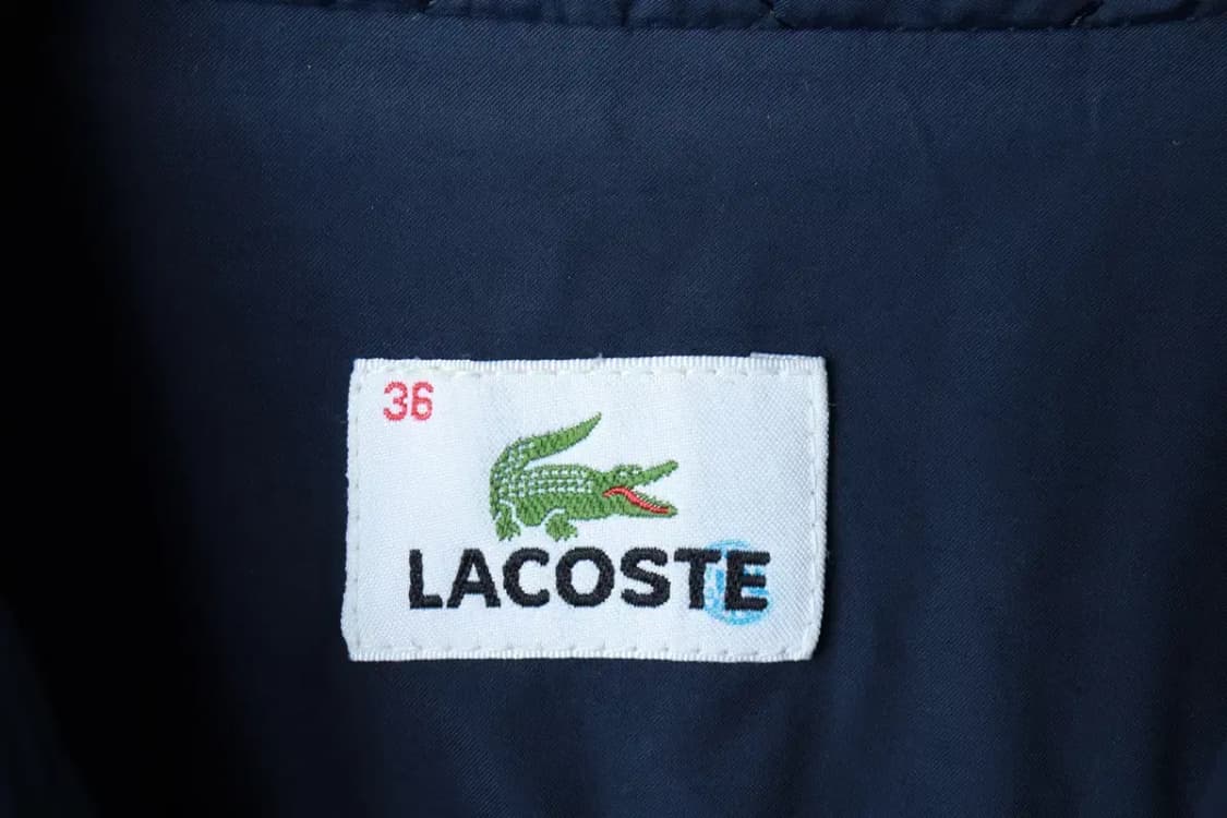 W(L) 라코스테 패딩 점퍼자켓 사파리 퀄팅 네이비-16B21 상품이미지6