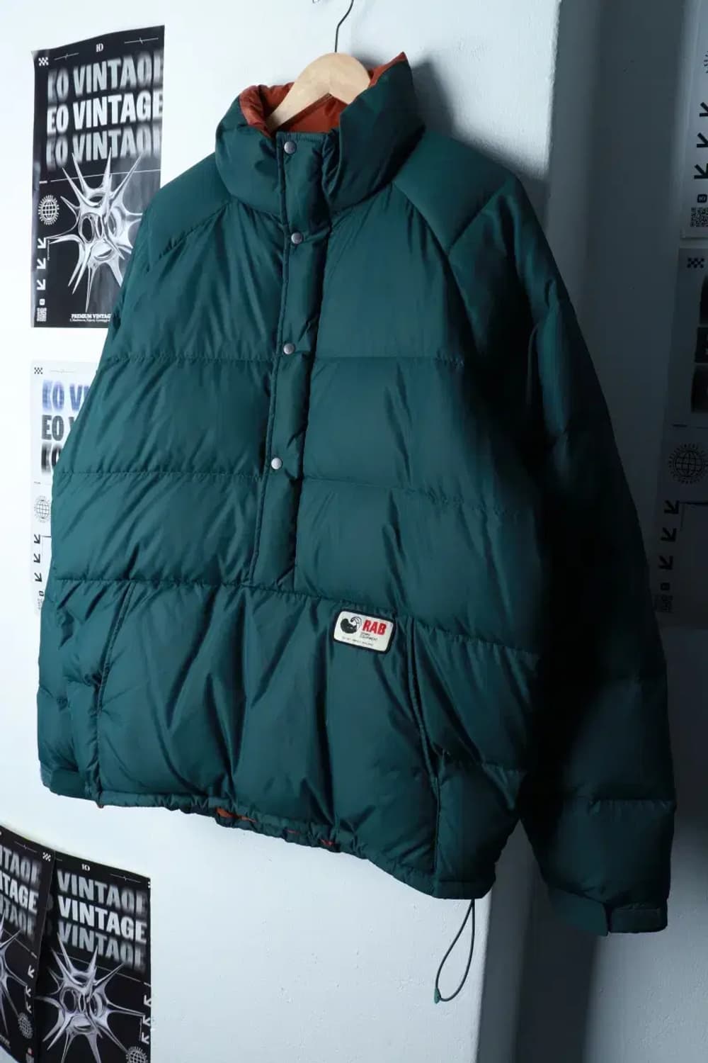 (XL-2XL) 랩 패딩 점퍼자켓 빅사이즈 킨더 스모크 덕다운-16B22 상품이미지1