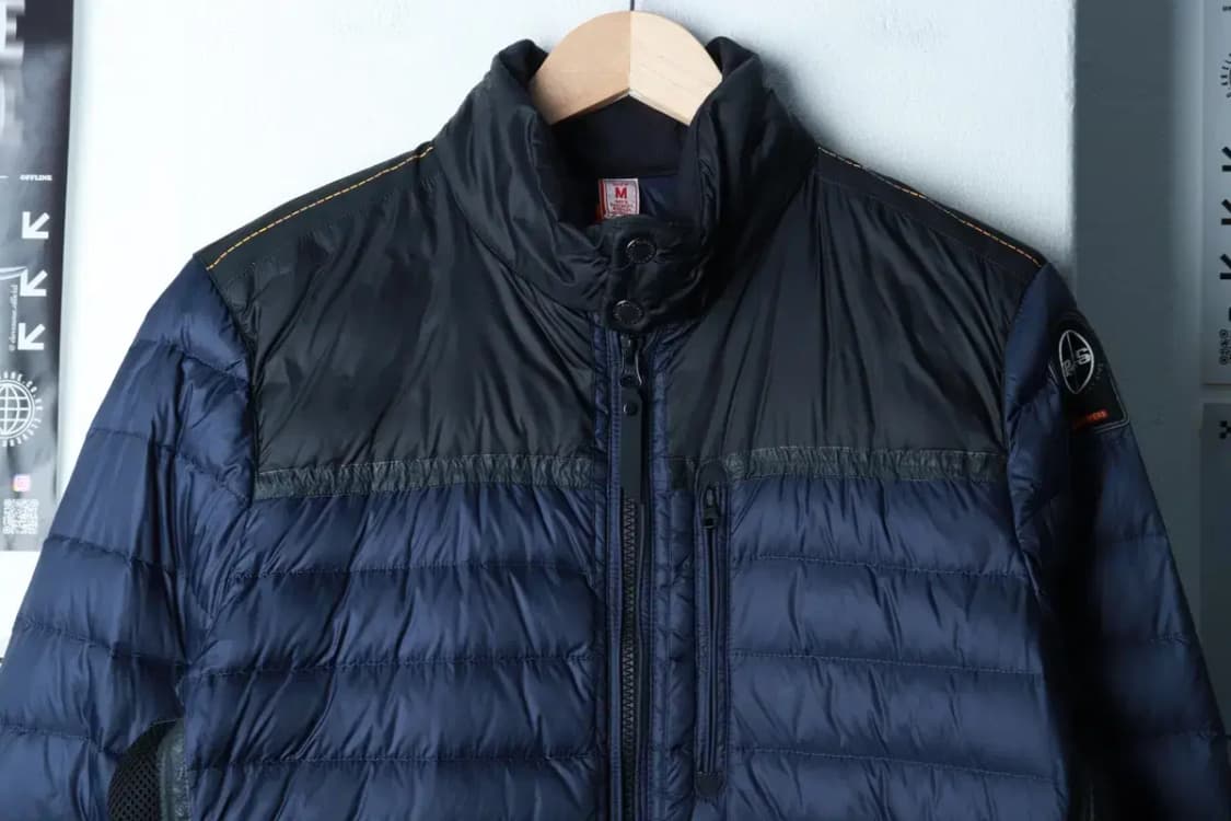 (M-L) 파라점퍼스 패딩 점퍼자켓 경량 네이비 구스다운 가볍-16B23 상품이미지3