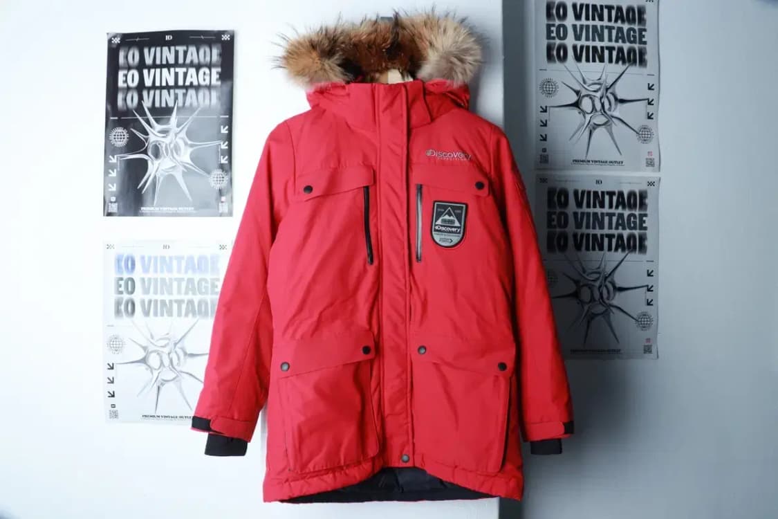 W(M) 디스커버리 패딩 점퍼자켓 야상 구스다운 레드 사파리-16B25 상품이미지2