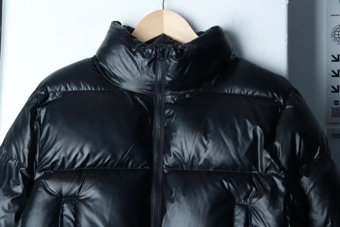 W(XS) 라퍼지스토어 패딩 점퍼자켓 무광 크롭 블랙 발열-16B26 상품이미지3