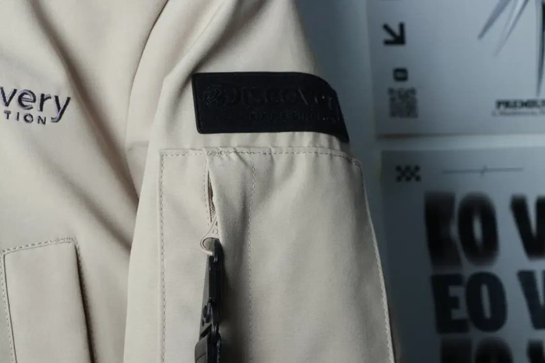 W(S) 디스커버리 패딩 점퍼자켓 덕다운 베이지 퍼 Y2K-16B28 상품이미지7