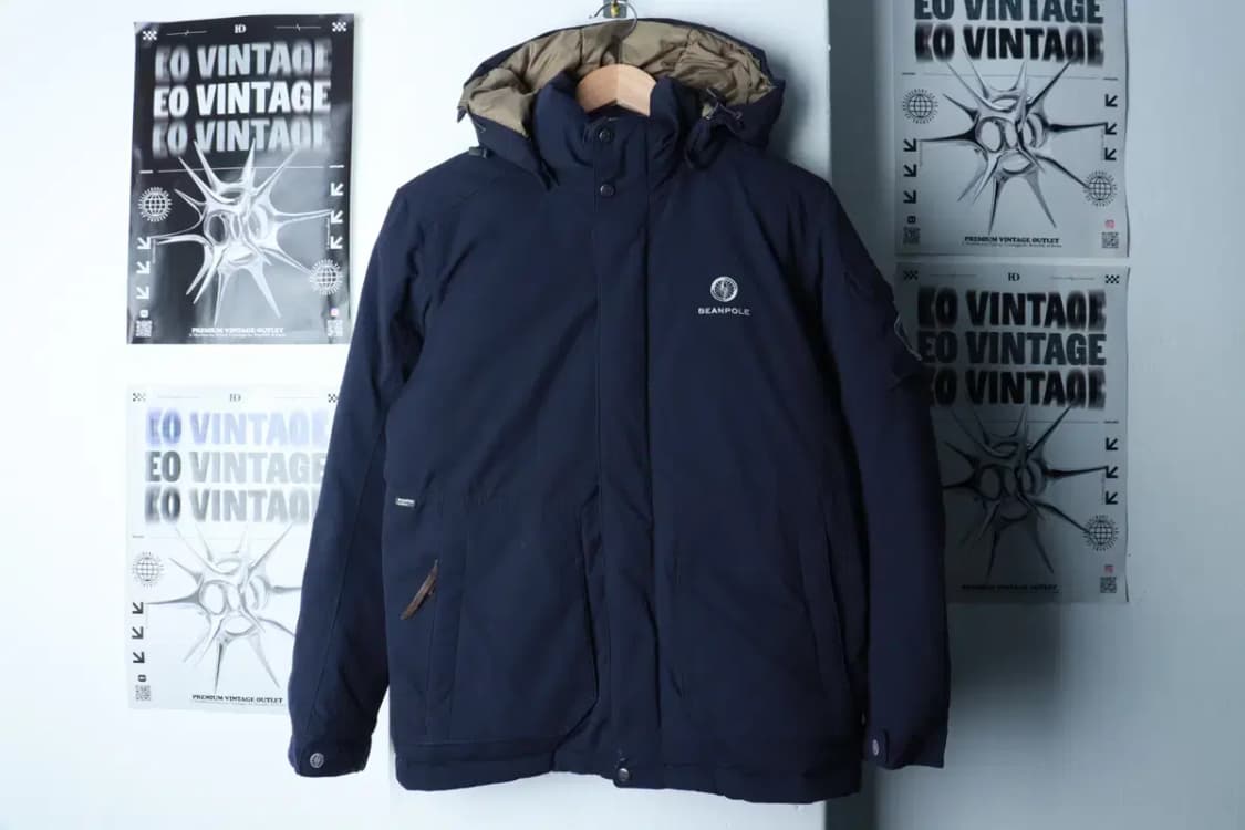 (S) 빈폴 패딩 점퍼자켓 덕다운 네이비 푸퍼-16B29 상품이미지2