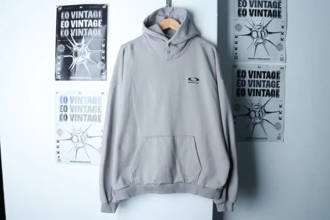 (XL-2XL) 그레일즈 후드티셔츠 오버핏 스트릿 그레이-16B97 상품이미지2