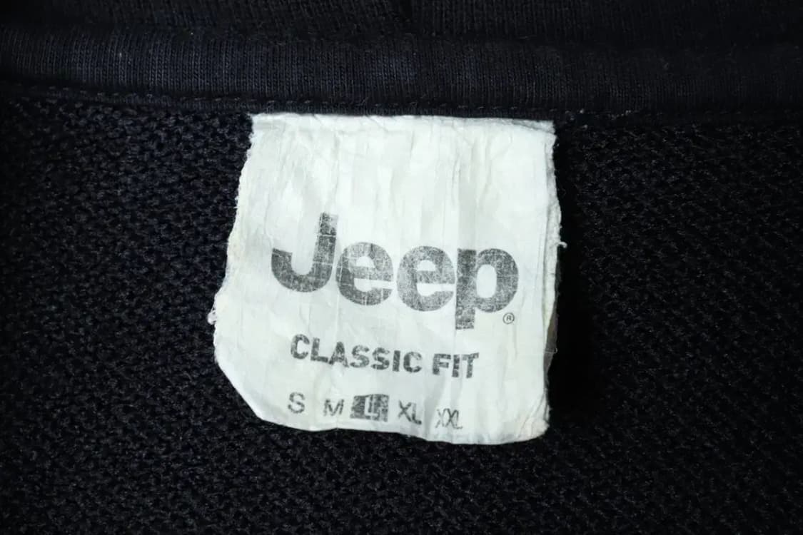 (L) 지프 후드티셔츠 빅로고 블랙 올드스쿨-16B98 상품이미지6