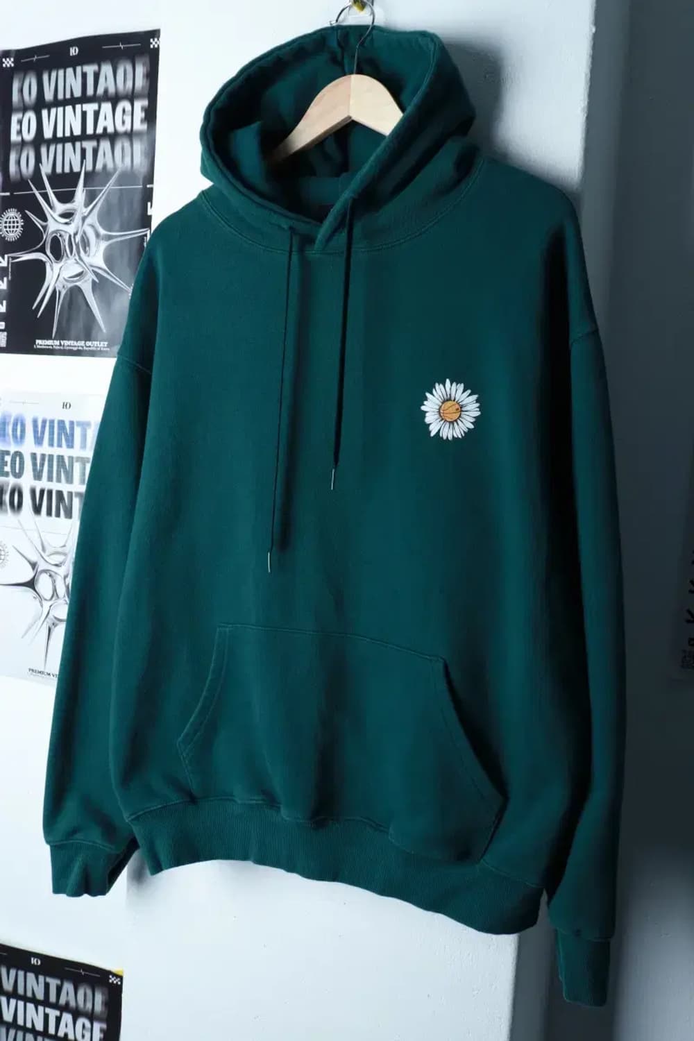 (L) 트립션 후드티셔츠 데이지 그린 올드스쿨-16B99 상품이미지1