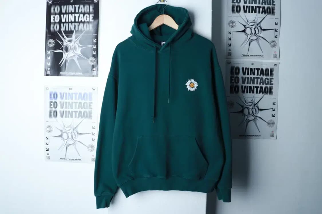 (L) 트립션 후드티셔츠 데이지 그린 올드스쿨-16B99 상품이미지2