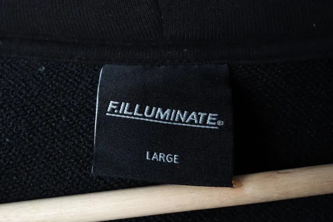 (L-XL) 필루미네이트 후드티셔츠 빅로고 블랙 올드스쿨-16B9C 상품이미지6