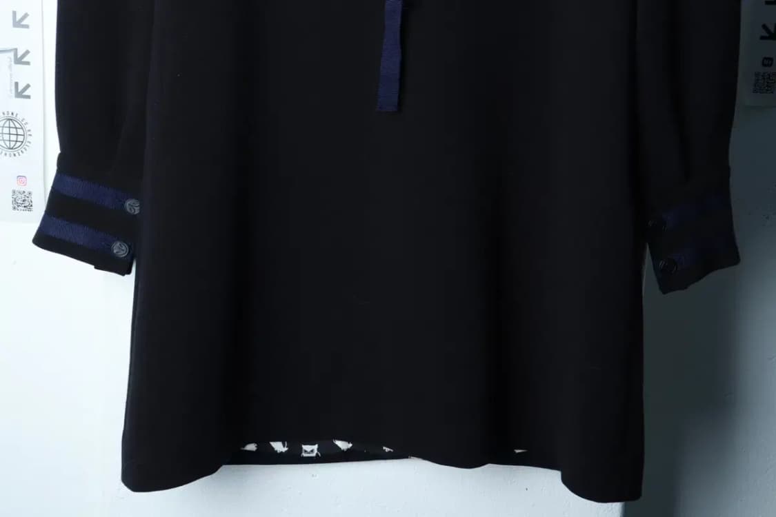 W(S) 럭키슈에뜨 드레스 원피스 마린 블랙-16B9D 상품이미지4