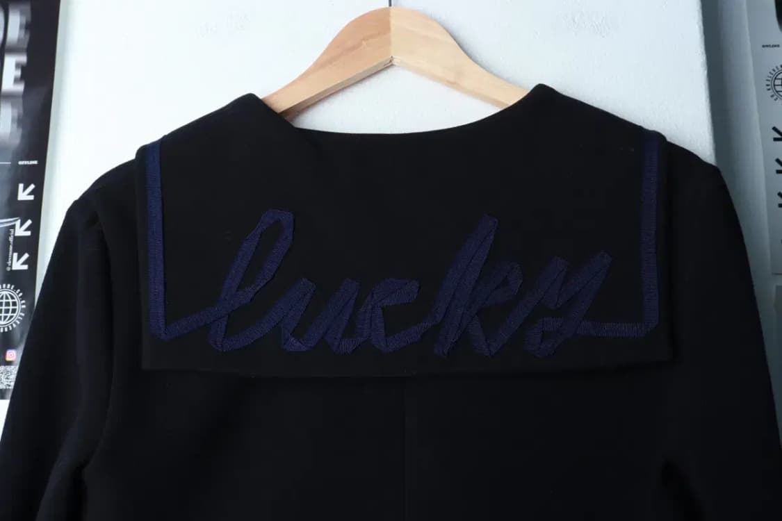 W(S) 럭키슈에뜨 드레스 원피스 마린 블랙-16B9D 상품이미지5