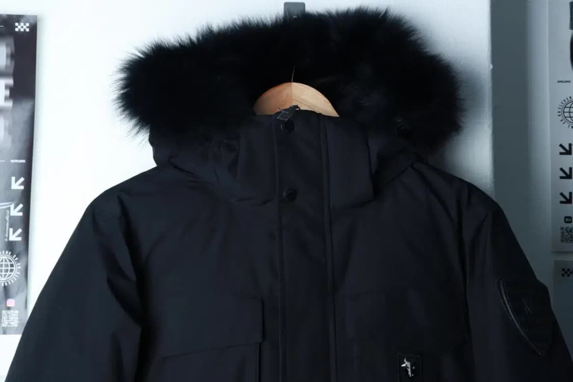 (XS) 블랙야크 패딩 점퍼자켓 고어텍스 구스다운 블랙 퍼-16B9F 상품이미지3