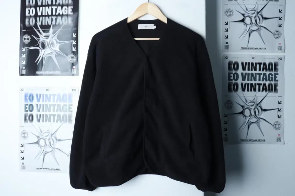 (L) 르아르 집업 바람막이 점퍼자켓 후리스 플리스 블랙-16BA5 상품이미지2