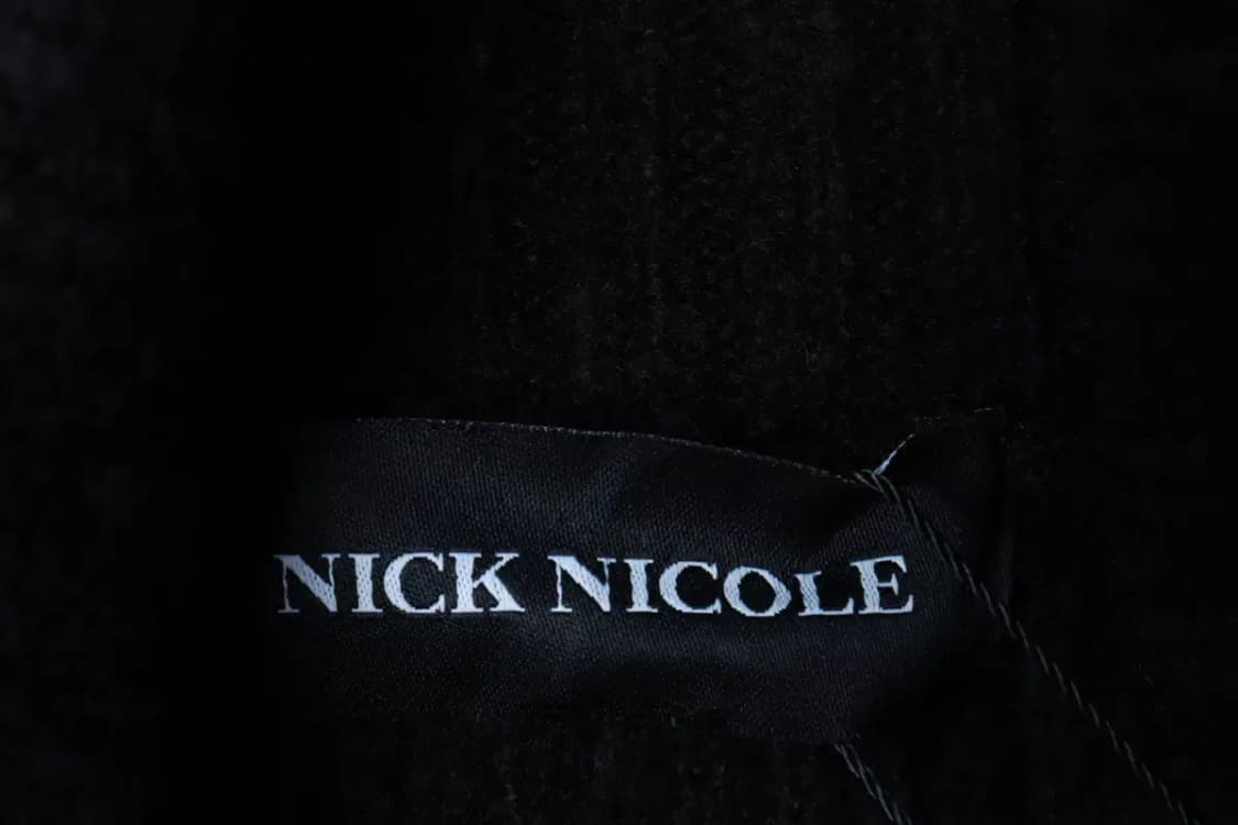 W(F) 닉앤니콜 니트 새상품 터틀넥 크롭 블랙-16BA7 상품이미지6