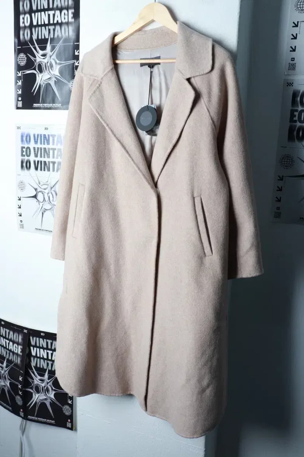 W(L-XL) 마틴발 코트자켓 새상품 캐시미어 베이지-16BA8 상품이미지1